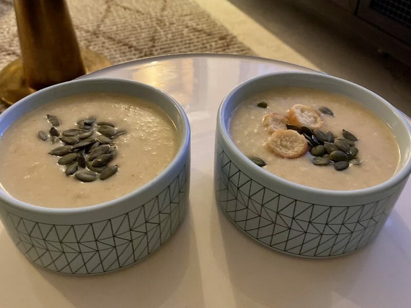 Cliquez pour zoomer ! Velouté de fonds d’artichauts Thermomix par Salma