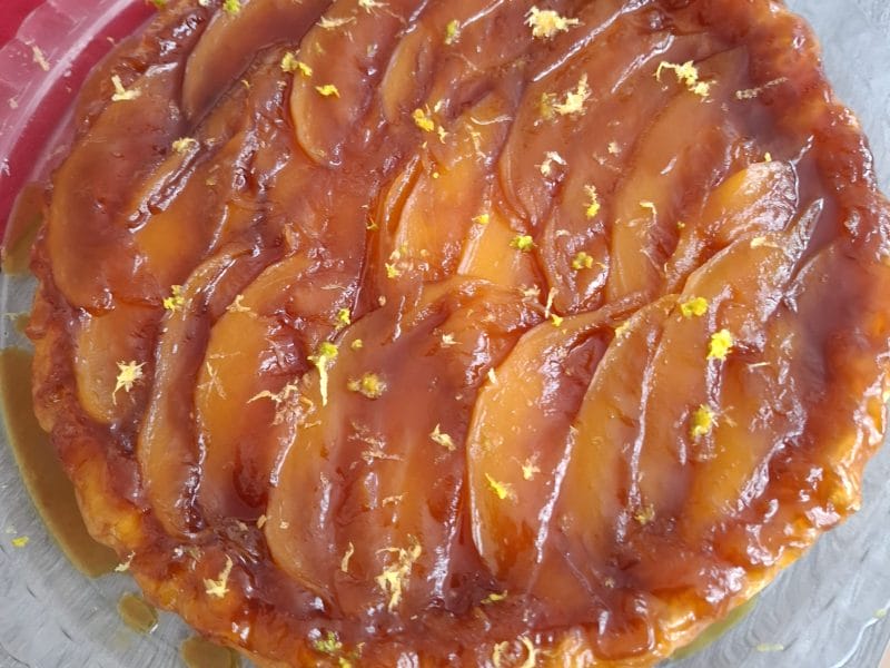 Cliquez pour zoomer ! Tarte tatin à la mangue Thermomix par jasse62