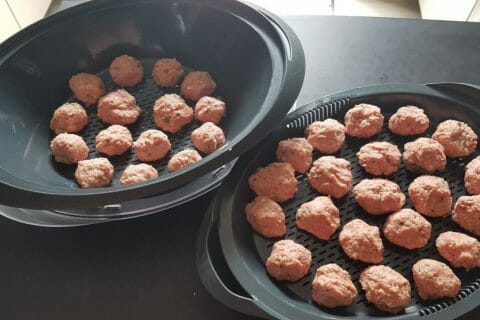 Cliquez pour zoomer ! Boulettes de viandes à la sauce tomate Thermomix par Anna25MTB