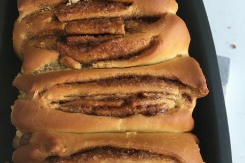 Cliquez pour zoomer ! Brioche à effeuiller à la cannelle Thermomix par Mahy