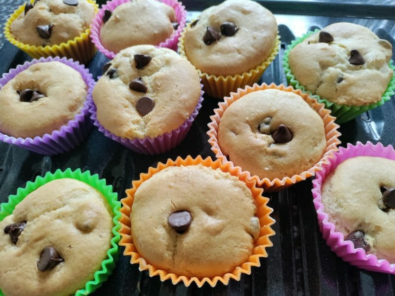 Cliquez pour zoomer ! Muffins aux pépites de chocolat Thermomix par marianne80