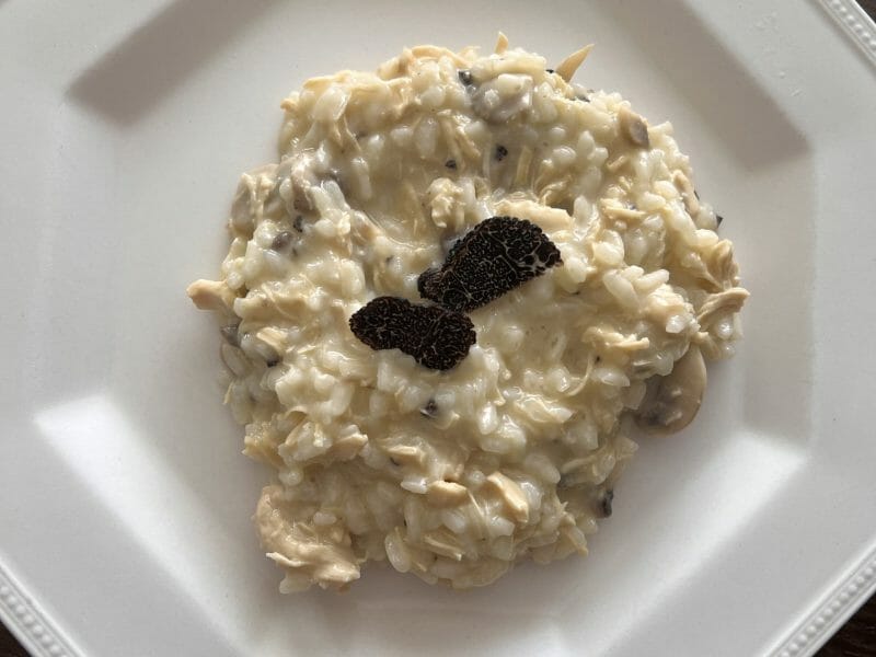 Cliquez pour zoomer ! Risotto poulet et champignons Thermomix par louloutte0213