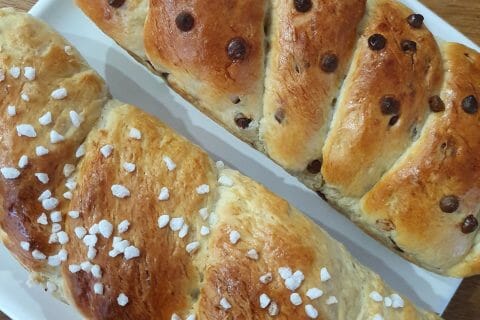 Cliquez pour zoomer ! Brioche tressée à la mie filante Thermomix par Vaness33130