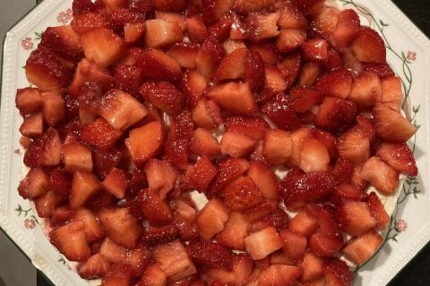 Cliquez pour zoomer ! Tarte aux fraises sans cuisson Thermomix par Lolo