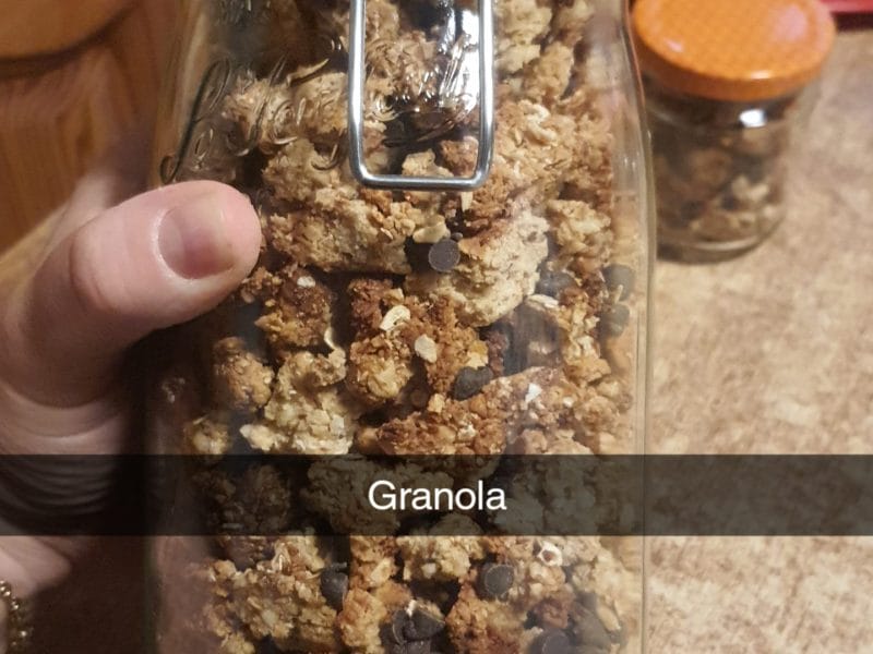 Cliquez pour zoomer ! Granola dattes et banane Thermomix par flopaojuju