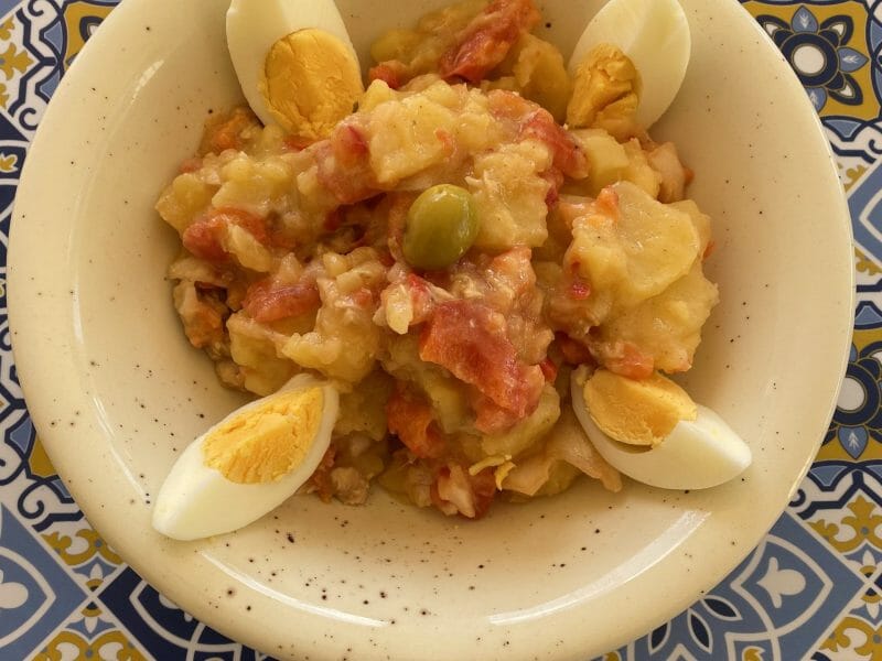 Cliquez pour zoomer ! Salade de pommes de terre au thon Thermomix par mitzy68