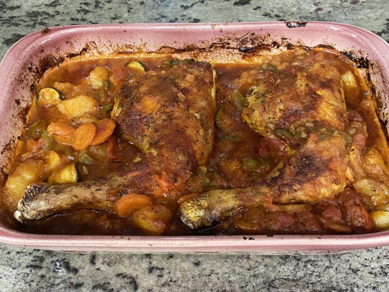 Cliquez pour zoomer ! Poulet aux pommes de terre, poivron et tomates Thermomix par mitzy68