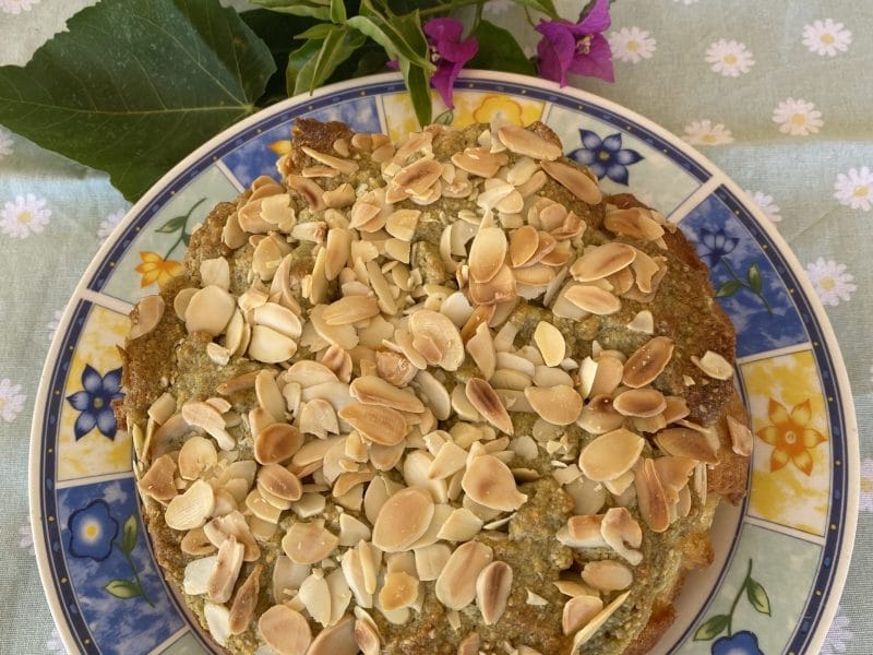 Cliquez pour zoomer ! Gâteau façon croissant aux amandes Thermomix par mitzy68