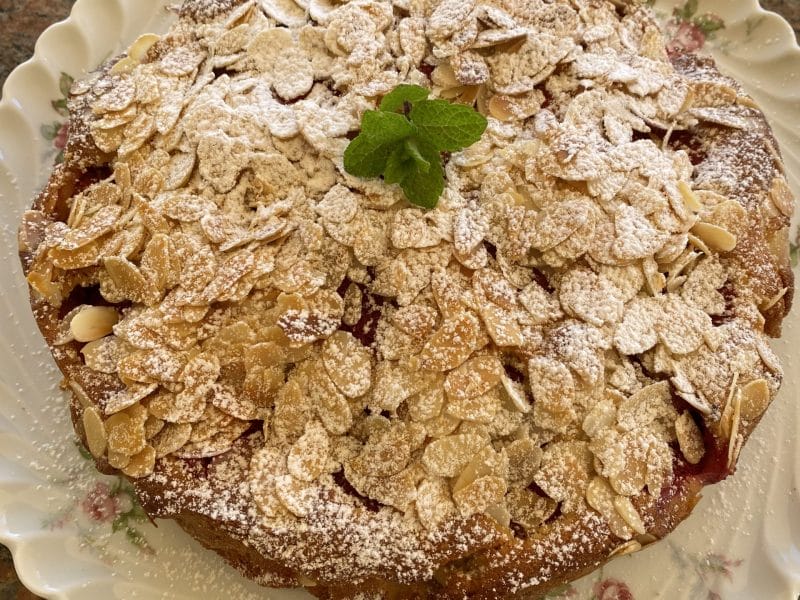 Cliquez pour zoomer ! Gâteau amandes et fruits rouges Thermomix par mitzy68