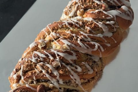 Cliquez pour zoomer ! Brioche tressée aux noisettes Thermomix par manonkfm