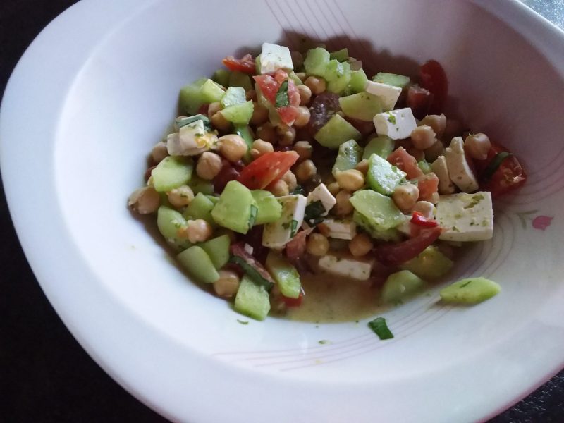 Cliquez pour zoomer ! Salade de pois chiches Thermomix par mamian