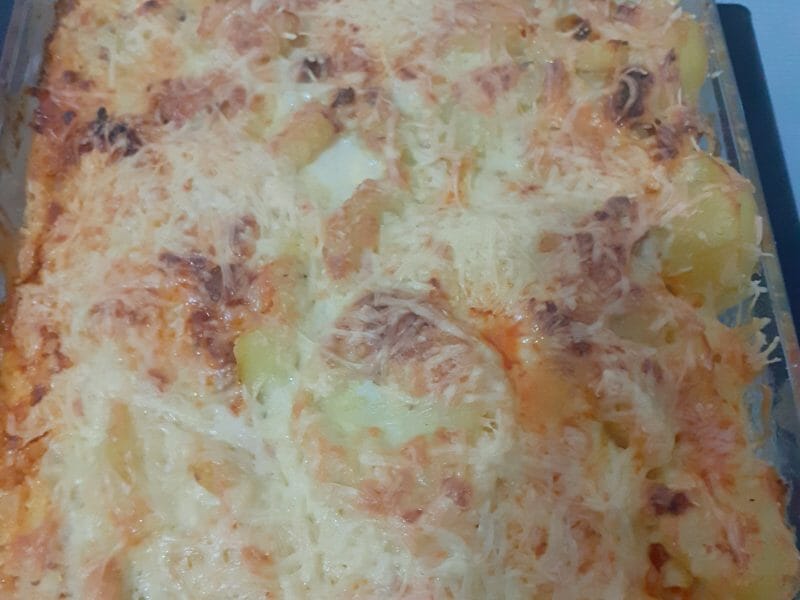 Cliquez pour zoomer ! Gratin de pommes de terre au chorizo Thermomix par Tropiccyn