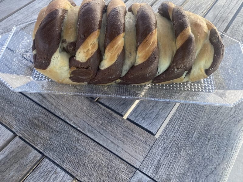 Cliquez pour zoomer ! Brioche marbrée Thermomix par estelle_375