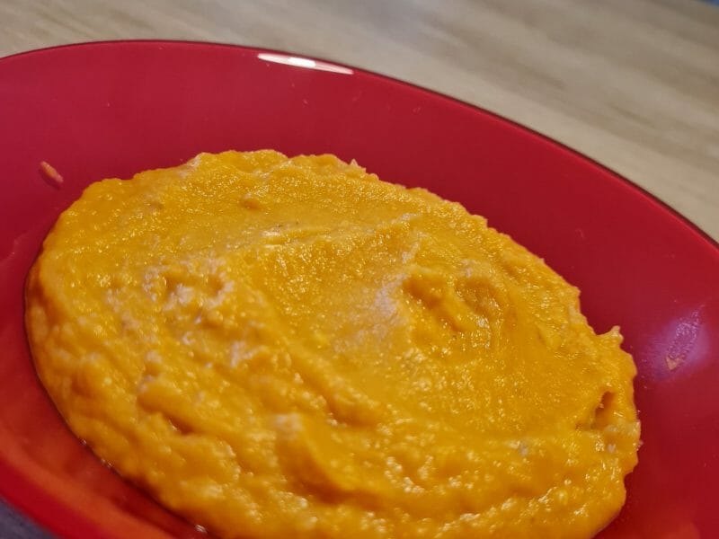 Cliquez pour zoomer ! Purée de patates douces au lait de coco Thermomix par ninaa34