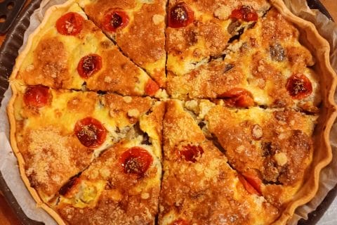 Cliquez pour zoomer ! Quiche thon et aubergines Thermomix par fanfan0309