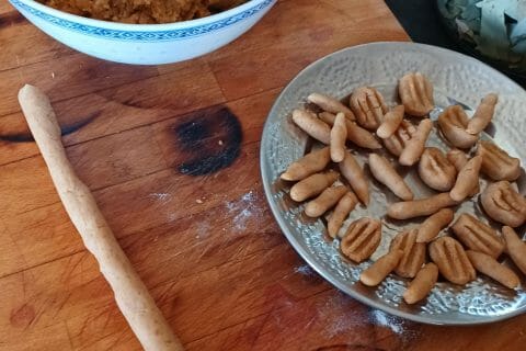 Cliquez pour zoomer ! Capunsei au beurre de sauge – Gnocchi de pain Thermomix par fanfan0309