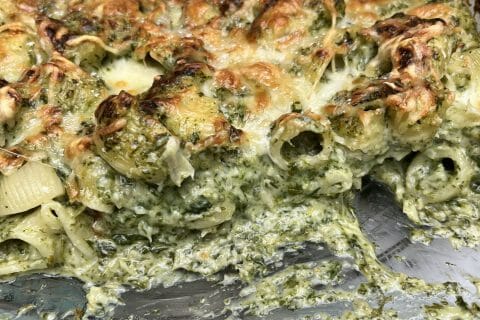 Cliquez pour zoomer ! Gratin de pâtes aux épinards et artichauts Thermomix par srh86