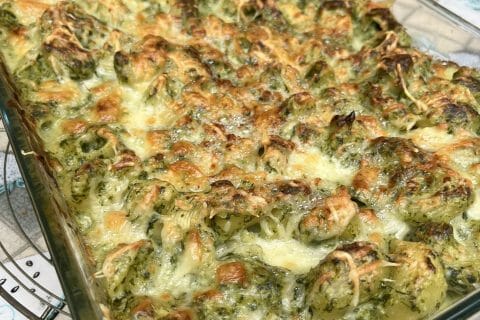 Cliquez pour zoomer ! Gratin de pâtes aux épinards et artichauts Thermomix par srh86