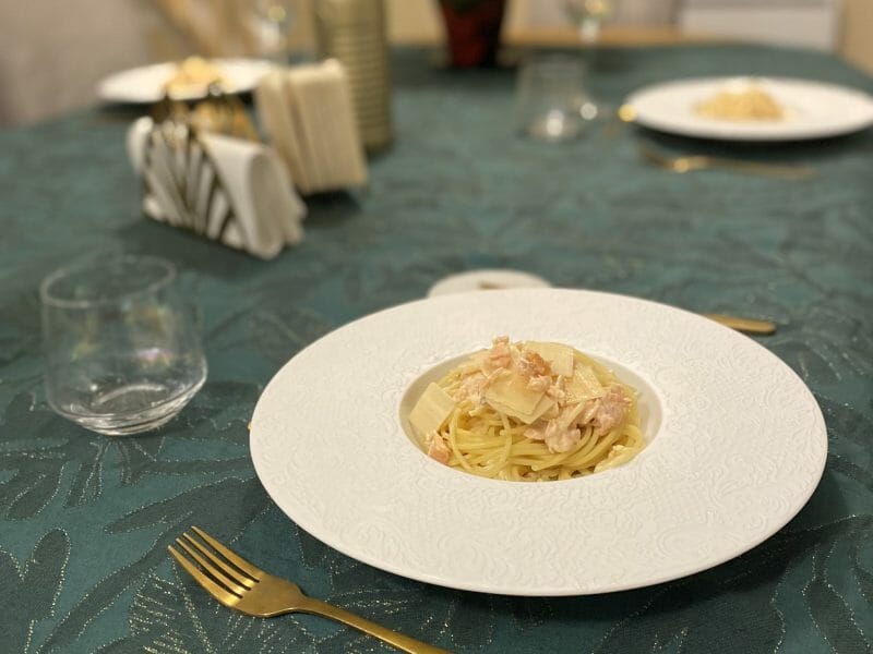 Cliquez pour zoomer ! Spaghettis au saumon fumé Thermomix par Chris76