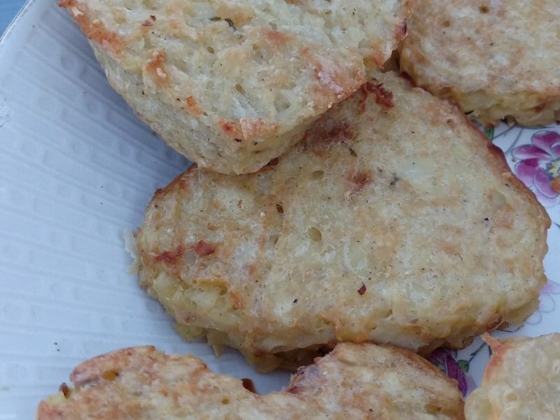 Cliquez pour zoomer ! Galettes de pommes de terre au four Thermomix par vero37210