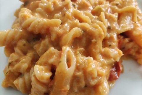 Cliquez pour zoomer ! Fusilli aux tomates et au chorizo Thermomix par UTWO62
