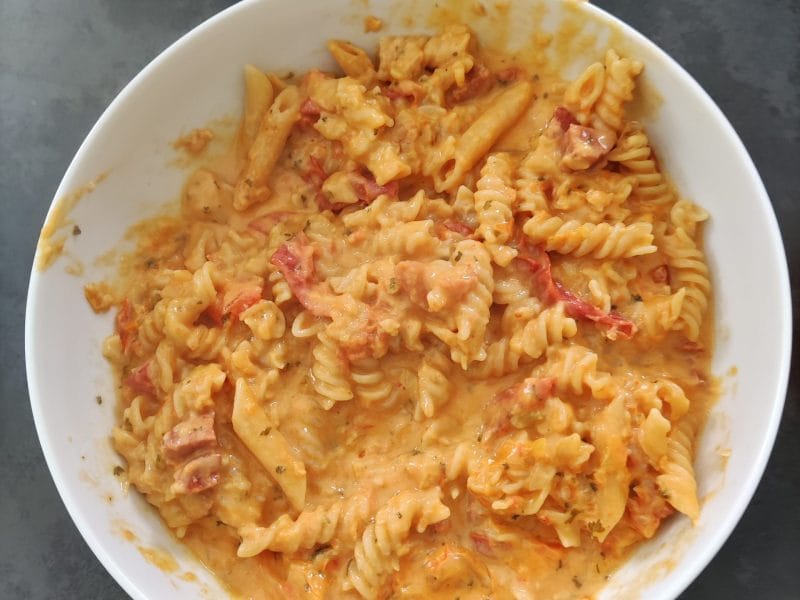 Cliquez pour zoomer ! Fusilli aux tomates et au chorizo Thermomix par UTWO62