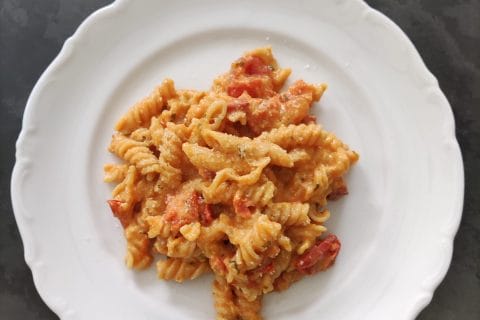Cliquez pour zoomer ! Fusilli aux tomates et au chorizo Thermomix par UTWO62