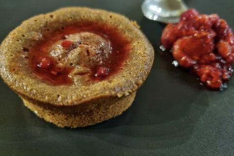 Cliquez pour zoomer ! Fondants aux deux chocolats Thermomix par jadegme