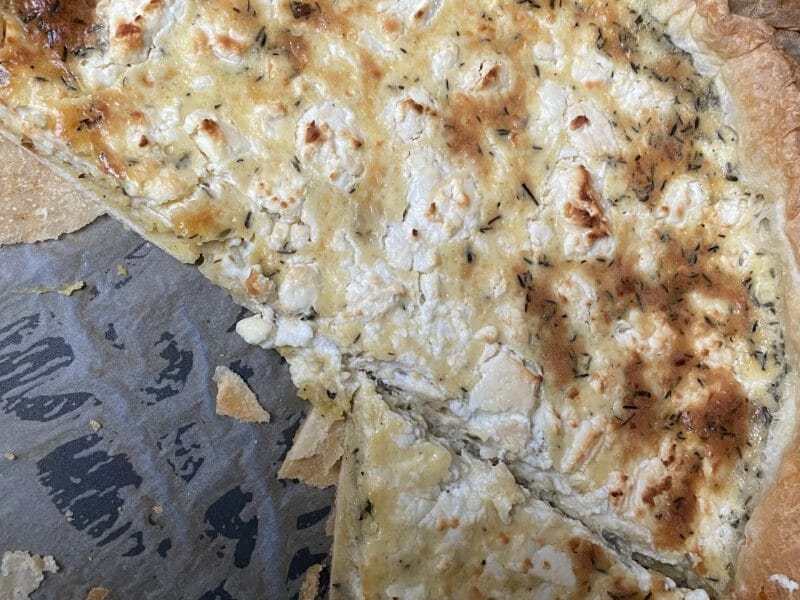 Cliquez pour zoomer ! Tarte aux échalotes et au chèvre Thermomix par laurenedupas