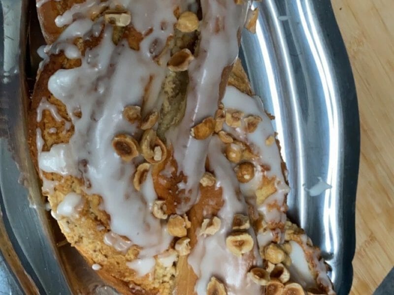 Cliquez pour zoomer ! Brioche tressée aux noisettes Thermomix par laurenedupas