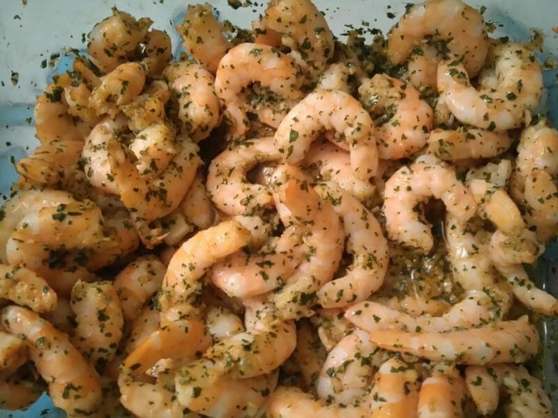 Cliquez pour zoomer ! Crevettes à l’ail Thermomix par lefrapper