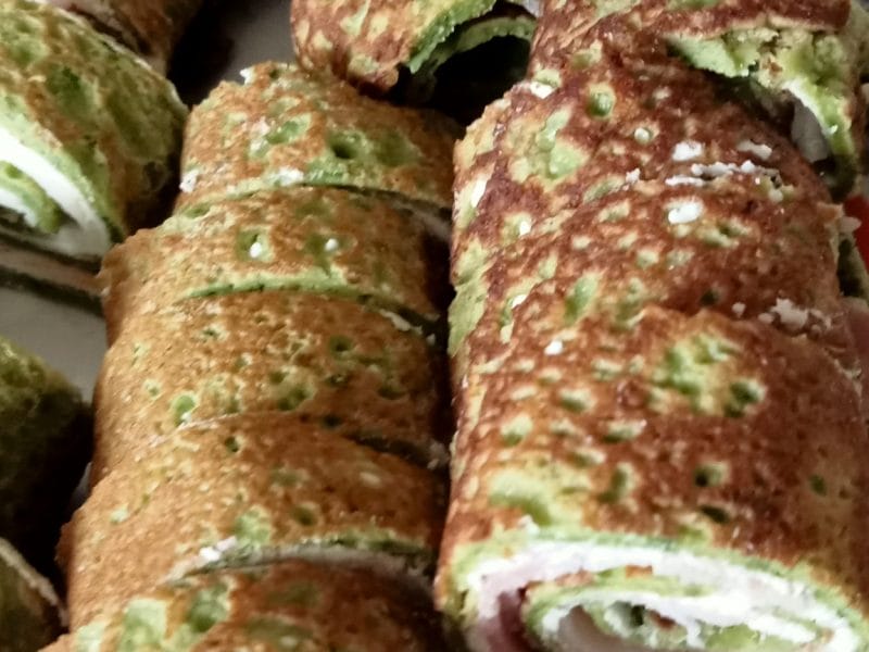 Cliquez pour zoomer ! Crêpes aux épinards Thermomix par lefrapper