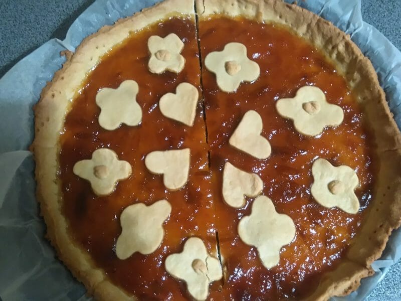 Cliquez pour zoomer ! Tarte à la confiture Thermomix par lefrapper