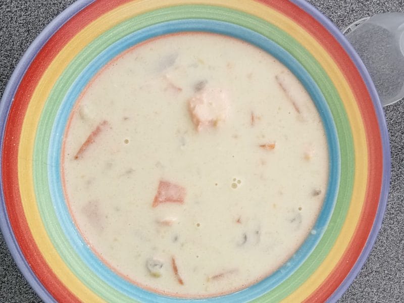 Cliquez pour zoomer ! Soupe de saumon à la finlandaise Thermomix par lefrapper