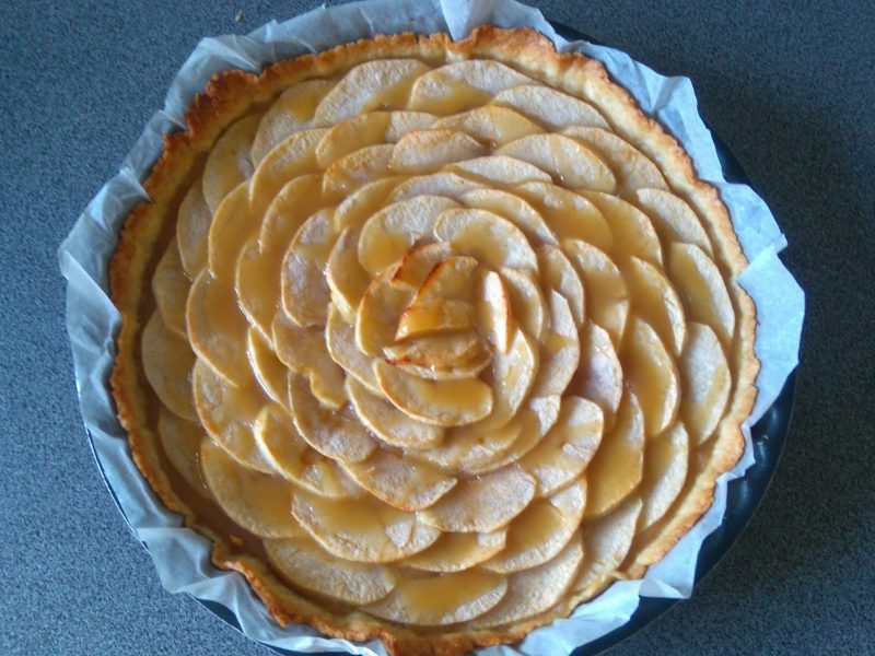 Cliquez pour zoomer ! Tarte pom’pote et caramel beurre salé Thermomix par lefrapper