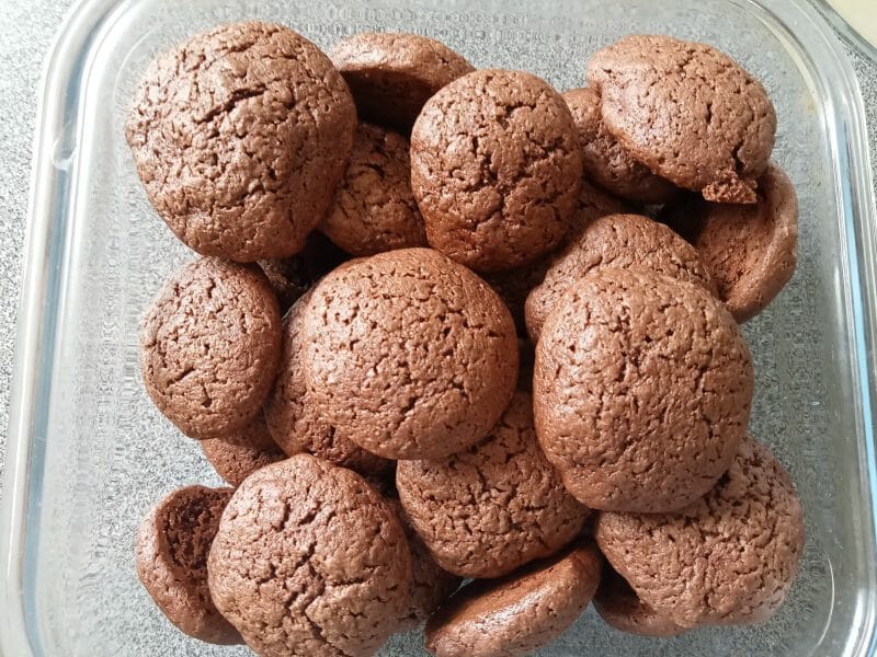 Cliquez pour zoomer ! Petits craquelés choco-menthe Thermomix par lefrapper