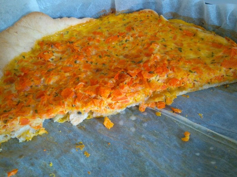 Cliquez pour zoomer ! Tarte à la carotte Thermomix par lefrapper