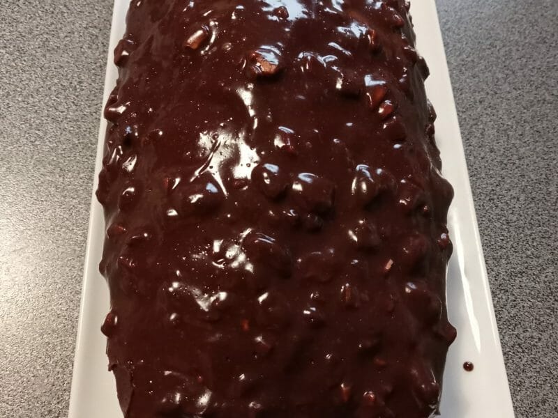 Cliquez pour zoomer ! Cake au chocolat et cranberries Thermomix par lefrapper