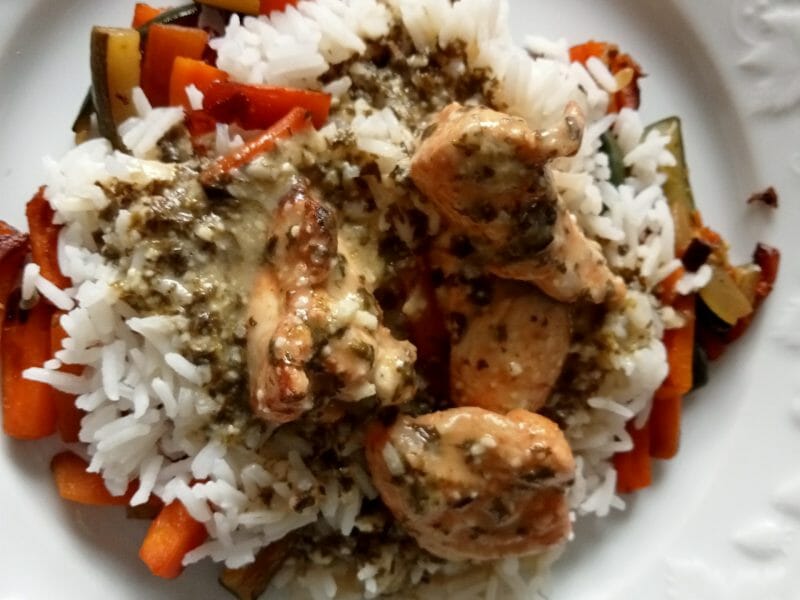 Cliquez pour zoomer ! Poulet sauce crémeuse au citron Thermomix par lefrapper