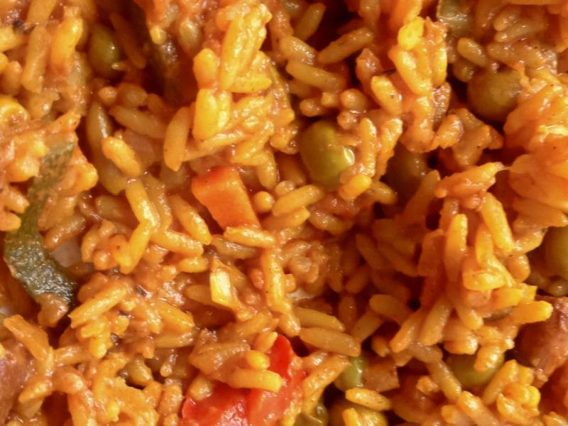 Cliquez pour zoomer ! Paella végétarienne Thermomix par lefrapper