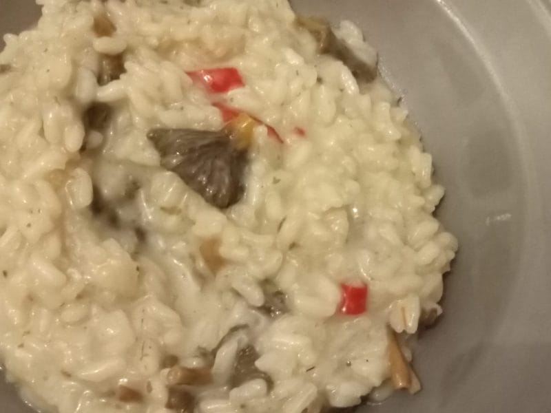 Cliquez pour zoomer ! Risotto au gorgonzola et champignons Thermomix par lefrapper
