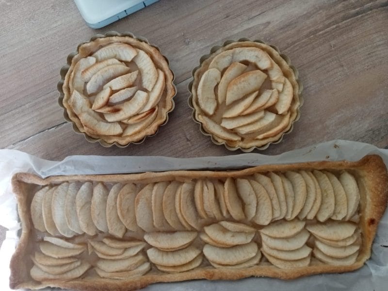 Cliquez pour zoomer ! Tarte pom’pote et caramel beurre salé Thermomix par lefrapper
