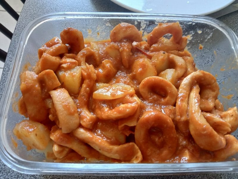 Cliquez pour zoomer ! Encornets à la provençale Thermomix par lefrapper