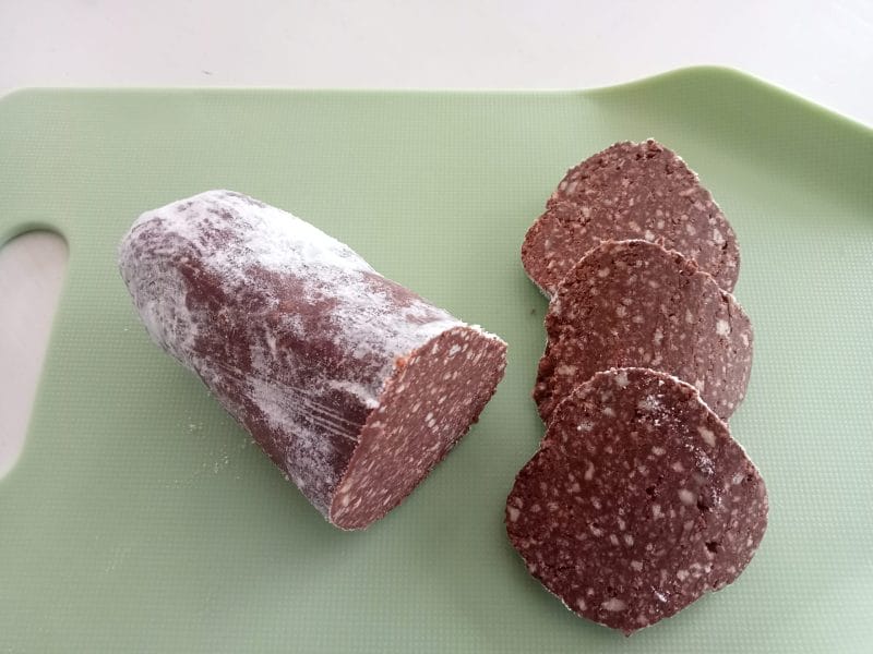 Cliquez pour zoomer ! Saucisson au chocolat Thermomix par lefrapper