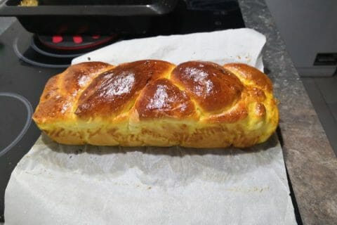 Cliquez pour zoomer ! Brioche tressée à la mie filante Thermomix par Lu&go