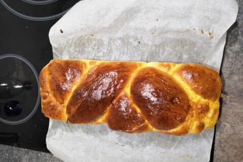 Cliquez pour zoomer ! Brioche tressée à la mie filante Thermomix par Lu&go