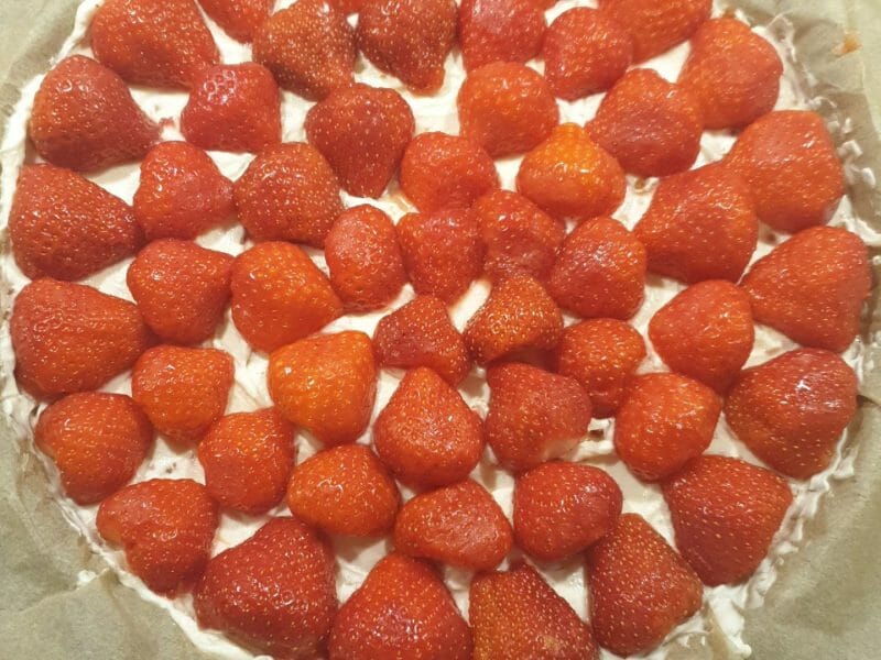 Cliquez pour zoomer ! Tarte aux fraises sans cuisson Thermomix par cecile_1987