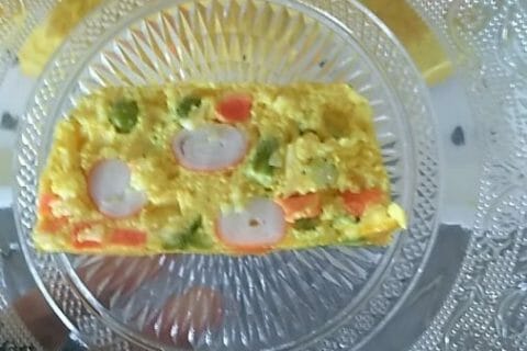 Cliquez pour zoomer ! Terrine de macédoine et surimi au Thermomix