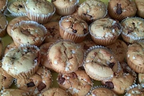 Cliquez pour zoomer ! Muffins aux pépites de chocolat au Thermomix