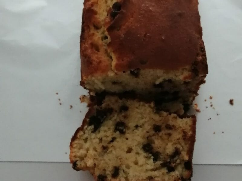 Cliquez pour zoomer ! Cake à la ricotta et aux pépites de chocolat Thermomix par courantdair
